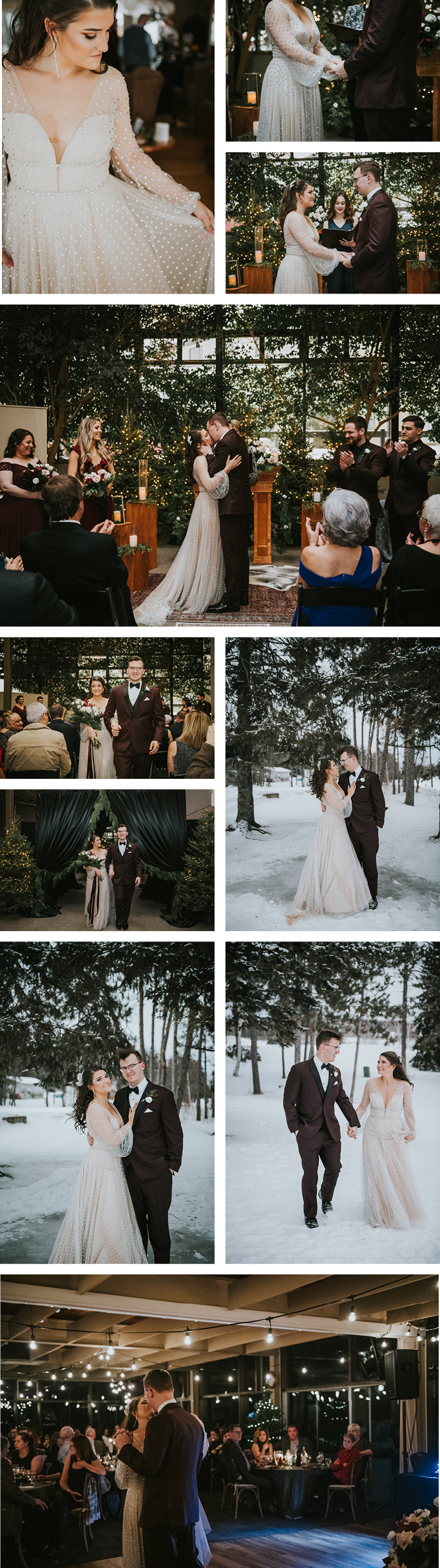 Sash + Bustles Willowby Watters Winter Wedding