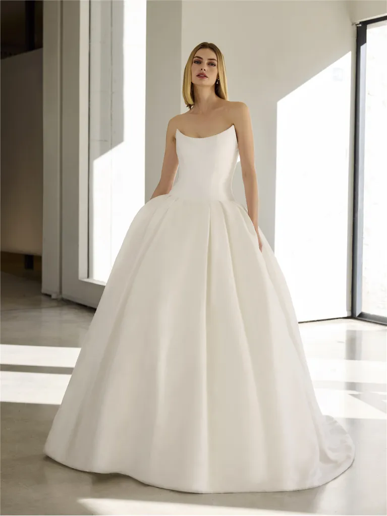 Pronovias wedding dresses in Toronto, at Sash + Bustle.